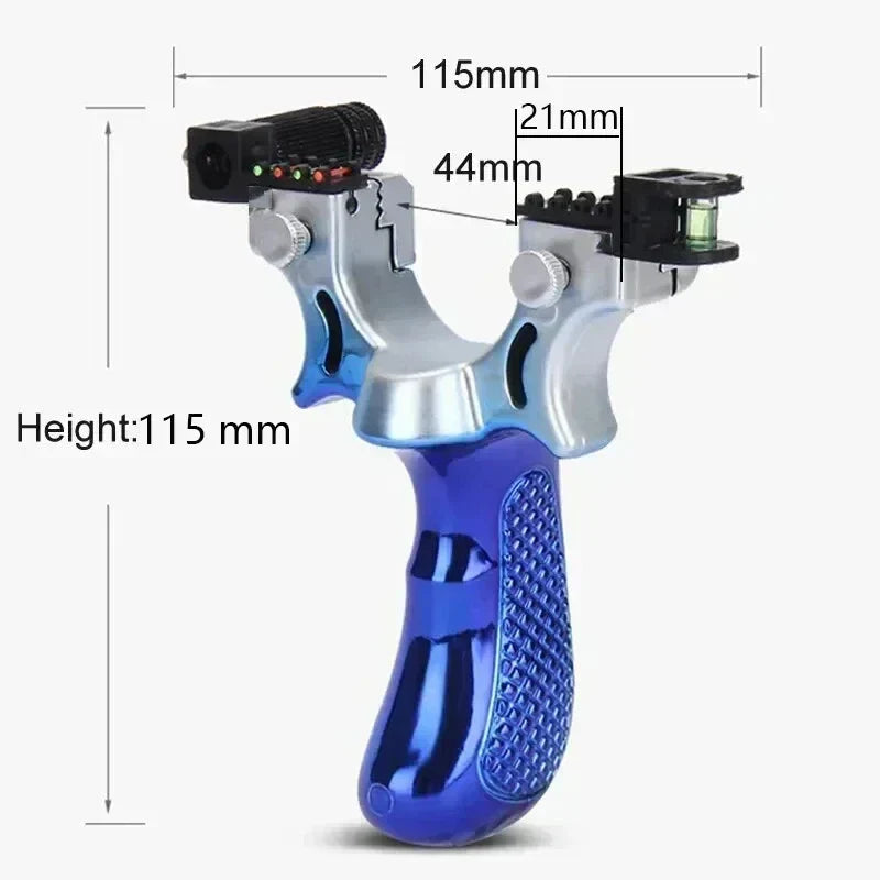Tuzwa Outdoor Target Practice Aiming Toy with LED Guide & Level – Lightweight Polycarbonate Design with Non-Slip Grip, 115mm