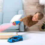 Laser Guided RC Car | Remote Control Wall Climber with LED Lights | Fun Indoor Racing Experience for Kids 5