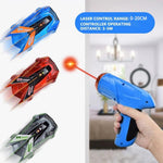 Laser Guided RC Car | Remote Control Wall Climber with LED Lights | Fun Indoor Racing Experience for Kids 8