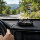 Radar Detector for Cars, EVs and Bicycles, Solar Powered Laser Radar Detector with Collision Warning Light, Bike Radar