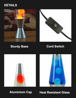 Lava Lamp | Retro Wax Liquid Light with Soothing Motion | Decorative Relaxation for Home and Office 2