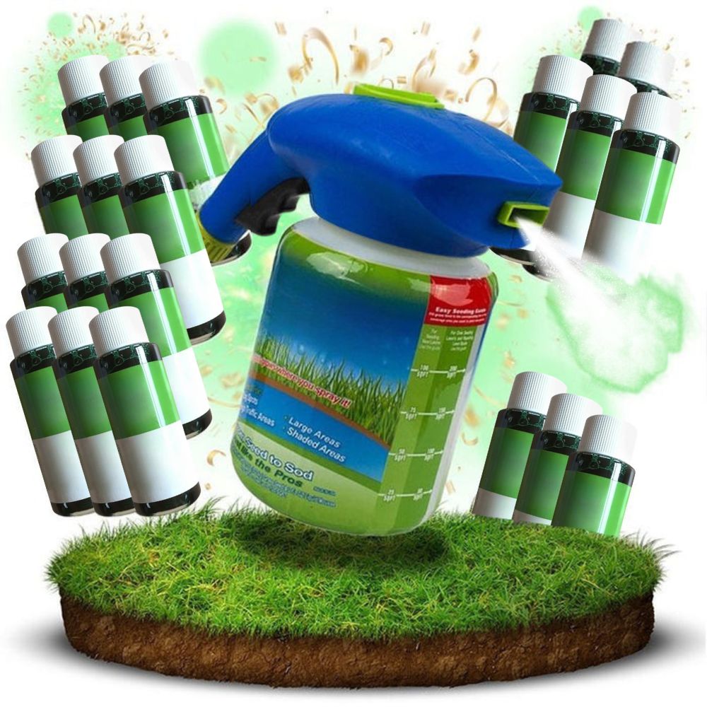 Lawn Care Solution | Liquid Grass Seed Spray with Nutrient-Rich Formula | Easy Application for Lush, Vibrant Lawns 0