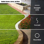 Lawn Edger | Adjustable Height Manual Tool with Ergonomic Grip | Effortless Lawn Maintenance for Neat Borders 1