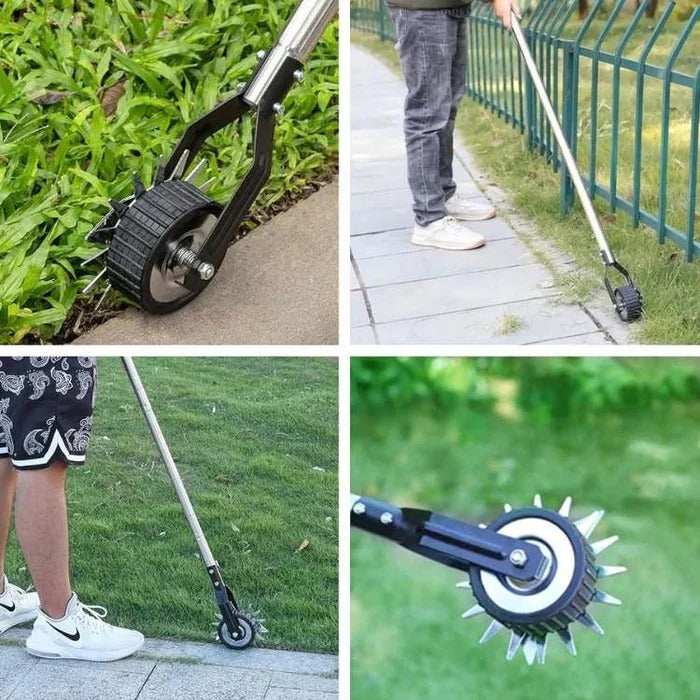 Lawn Edger | Adjustable Height Manual Tool with Ergonomic Grip | Effortless Lawn Maintenance for Neat Borders 4