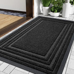 Layered Jute Border Area Rug with Anti-Slip Backing | Versatile Outdoor and Indoor Use 1