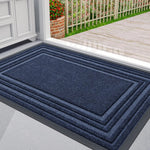 Layered Jute Border Area Rug with Anti-Slip Backing | Versatile Outdoor and Indoor Use 2