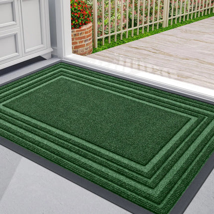 Layered Jute Border Area Rug with Anti-Slip Backing | Versatile Outdoor and Indoor Use 6