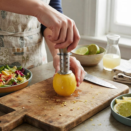 Lemon Squeezer Stainless Steel, Manual Citrus Juicer Press for Limes and Oranges, Hand Juicer with Built In Seed Filter