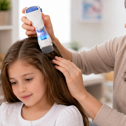 Lice Combs for Kids and Adults, Flea Comb for Dogs, Flea Comb for Cats, Electric Lice Brush with Disposable Filter