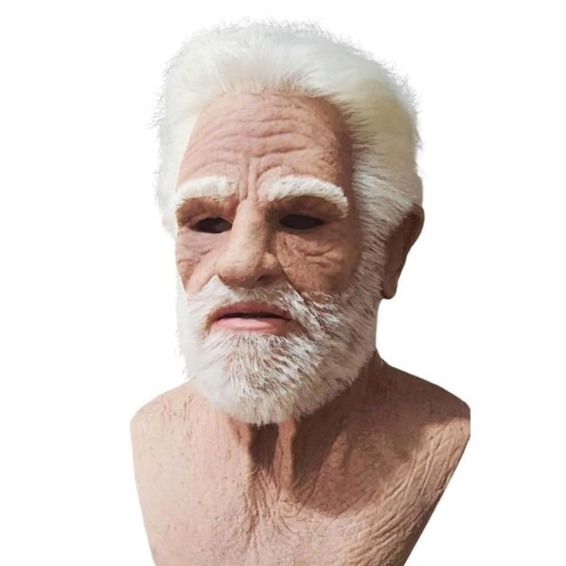 Lifelike Latex Mask | Full Face Halloween Costume for Immersive Cosplay 0