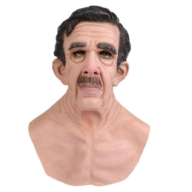 Lifelike Latex Mask | Full Face Halloween Costume for Immersive Cosplay 9