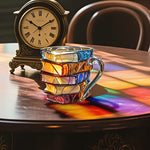 Literary Delight | 3D Book Spine Glass Coffee Mug with Durable Design | Unique Gift for Book Lovers 5