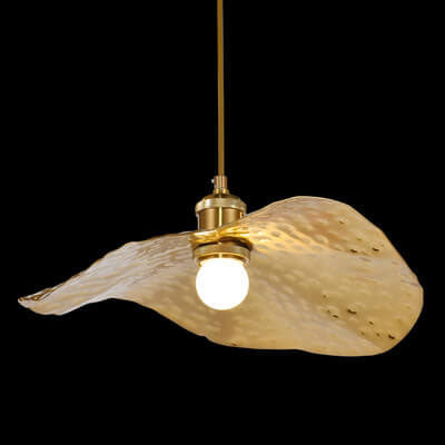 LotusGlow | Elegant Modern Golden Bronze Pendant Light Fixture 0
