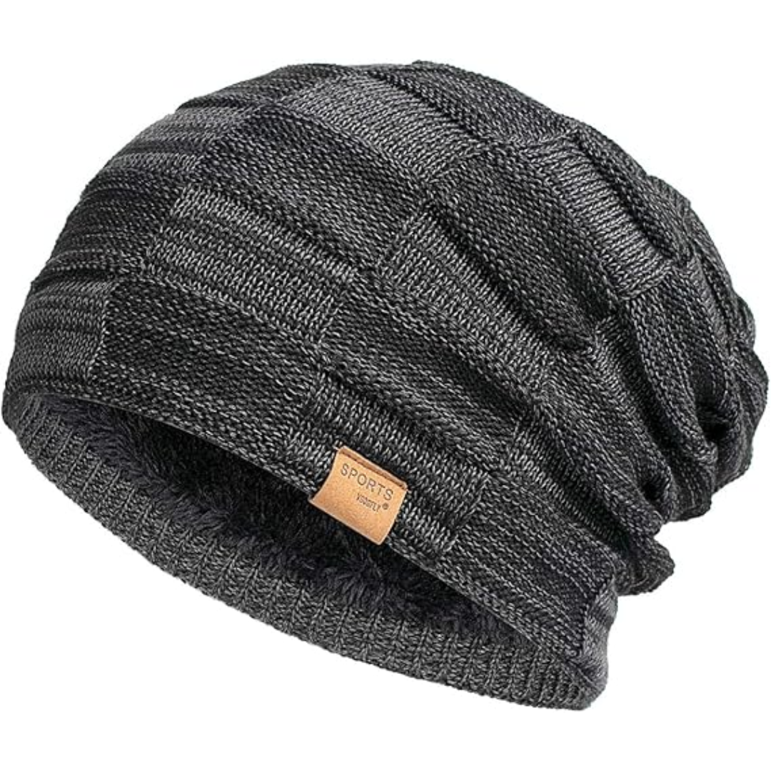 Luca Collection | Beanie Hat with Thermal Fleece Lining | Stylish Winter Beanie for Warmth and Comfort 0