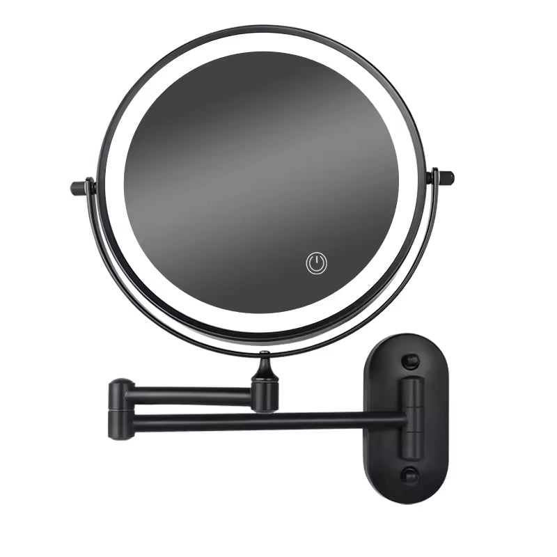 LumiAura | Illuminated Makeup Mirror with Adjustable Brightness & Double Magnification for Flawless Beauty 4