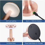 LumiCrest | Wireless Portable LED Table Lamp with Dimmable Settings | Elegant Accent for Any Space 2