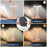 LumiCrest | Wireless Portable LED Table Lamp with Dimmable Settings | Elegant Accent for Any Space 4
