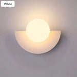 LumiGlow | Modern Semicircle Wall Light with Colorful Design | Elegant Home Accent for Any Living Space 4