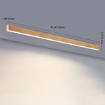 LuminaWood | Elegant Modern Minimalist LED Flush Mount Ceiling Light 10