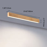 LuminaWood | Elegant Modern Minimalist LED Flush Mount Ceiling Light 7