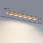 LuminaWood | Elegant Modern Minimalist LED Flush Mount Ceiling Light 8