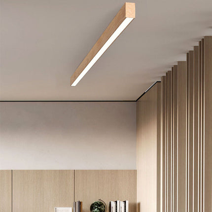 LuminaWood | Elegant Modern Minimalist LED Flush Mount Ceiling Light 9