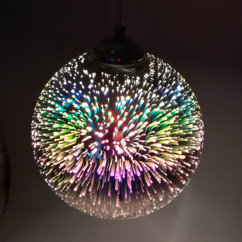 LuminaraGlow | Vibrant Modern 3D Colorful Glass Pendant Light 11