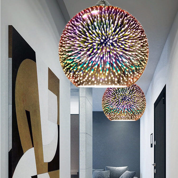 LuminaraGlow | Vibrant Modern 3D Colorful Glass Pendant Light 14