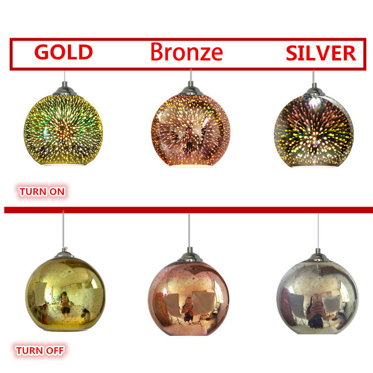 LuminaraGlow | Vibrant Modern 3D Colorful Glass Pendant Light 6