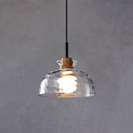 Luminara | Elegant Clear Rippled Glass Modern Pendant Light 13