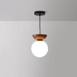 Luminara | Elegant Minimalist Glass Semi-Flush Mount Pendant Light 10