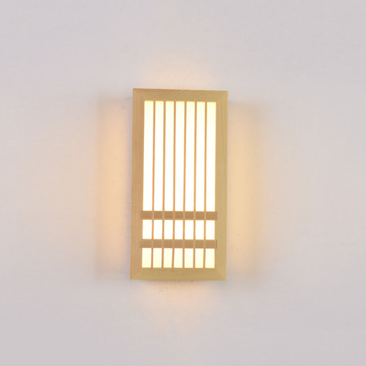 Luminara | Elegant Minimalist Solid Wood LED Wall Sconce Lamp 0