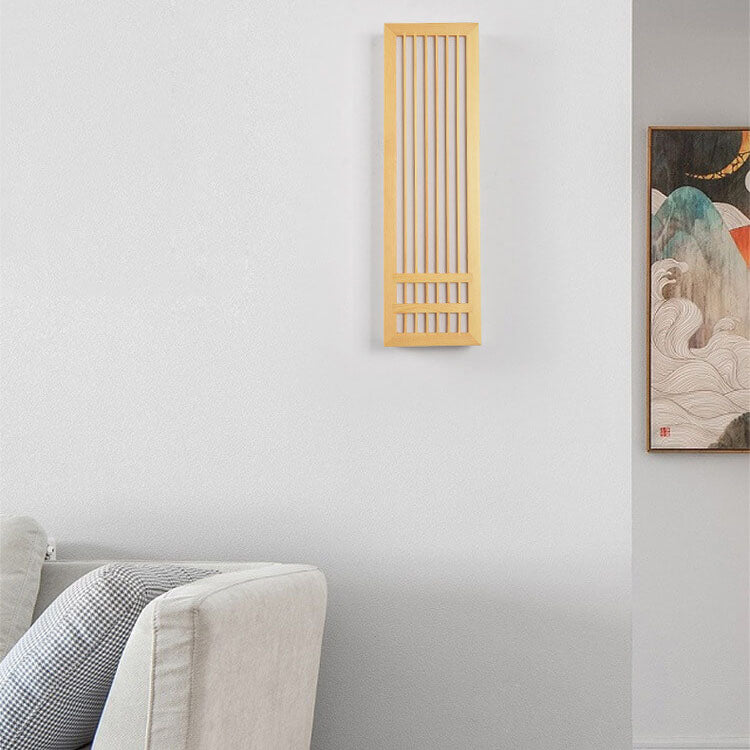 Luminara | Elegant Minimalist Solid Wood LED Wall Sconce Lamp 11
