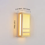 Luminara | Elegant Minimalist Solid Wood LED Wall Sconce Lamp 4