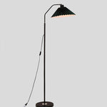Luminara | Elegant Modern Fabric Pleated Shade Floor Lamp 10