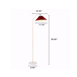Luminara | Elegant Modern Fabric Pleated Shade Floor Lamp 5