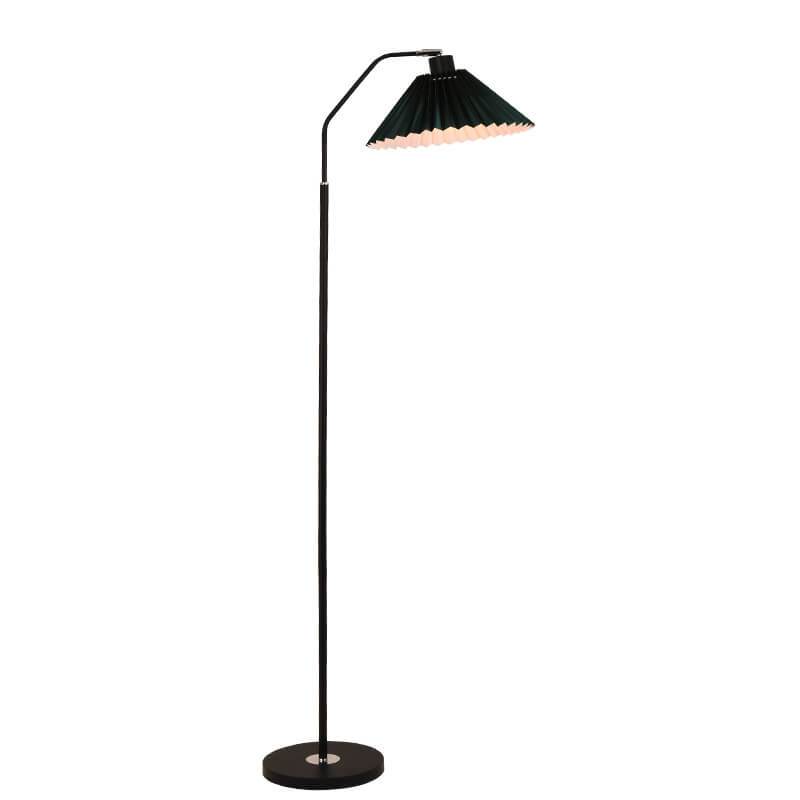 Luminara | Elegant Modern Fabric Pleated Shade Floor Lamp 9