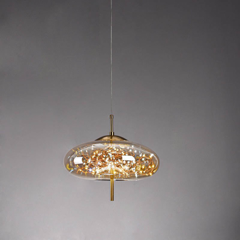 Luminara | Elegant Scandinavian Glass Pendant Light Fixture 13