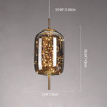 Luminara | Elegant Scandinavian Glass Pendant Light Fixture 2