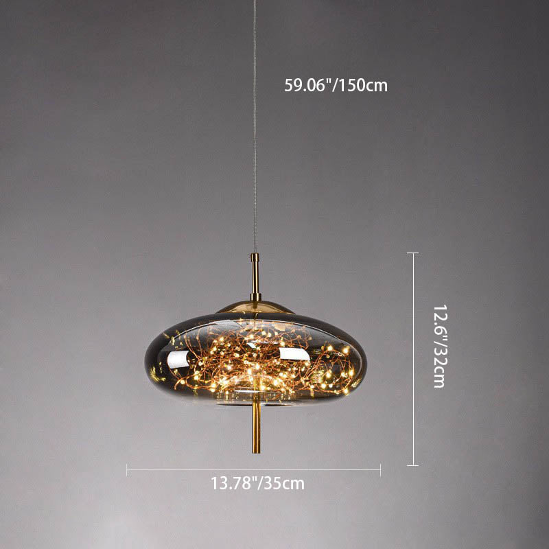 Luminara | Elegant Scandinavian Glass Pendant Light Fixture 4