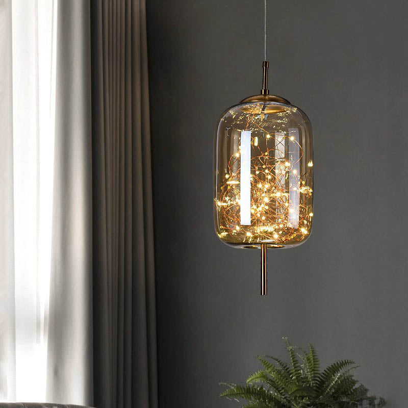 Luminara | Elegant Scandinavian Glass Pendant Light Fixture 8