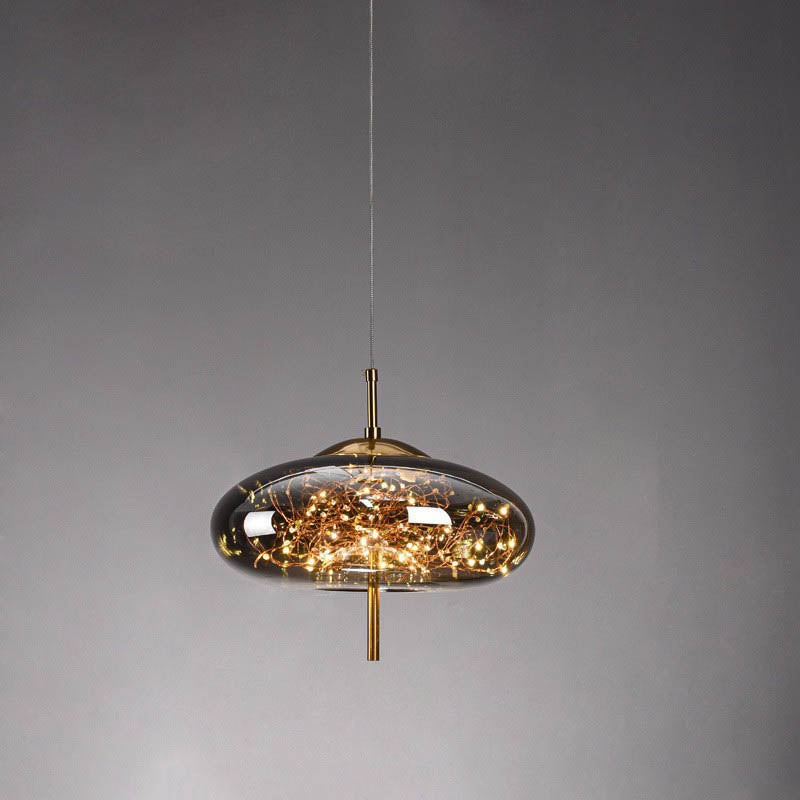 Luminara | Elegant Scandinavian Glass Pendant Light Fixture 9