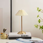 Luminara | Elegant Scandinavian Rechargeable Fabric Table Lamp 10