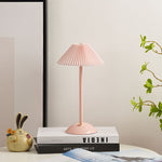 Luminara | Elegant Scandinavian Rechargeable Fabric Table Lamp 11