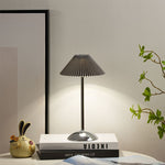 Luminara | Elegant Scandinavian Rechargeable Fabric Table Lamp 4