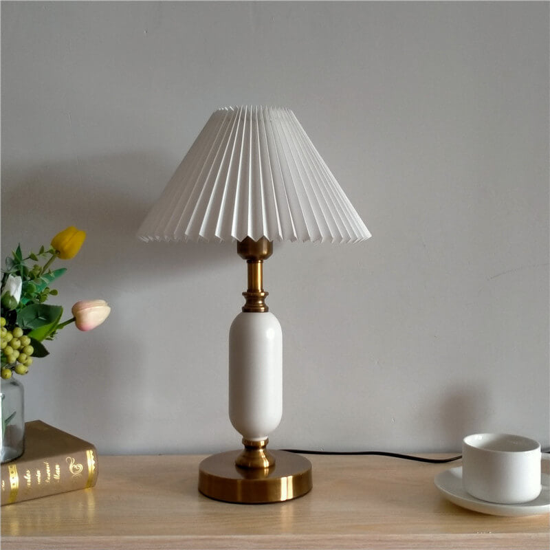 Luminara | Modern Elegant Metal Table Lamp for Bedroom or Living Room 8