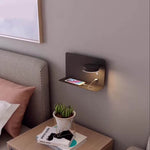 Luminara | Sleek Modern Iron USB Rechargeable Wall Sconce Lamp 7