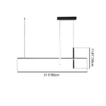 Luminara | Sleek Modern LED Dining Room Chandelier Light Fixture 6