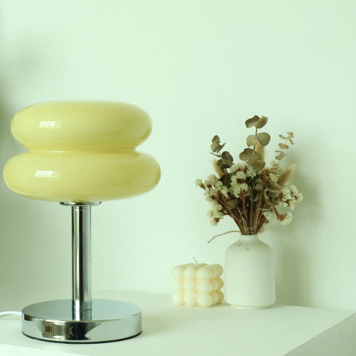 Luminara | Stylish Modern Glass Table Lamp with Vibrant Colors 10