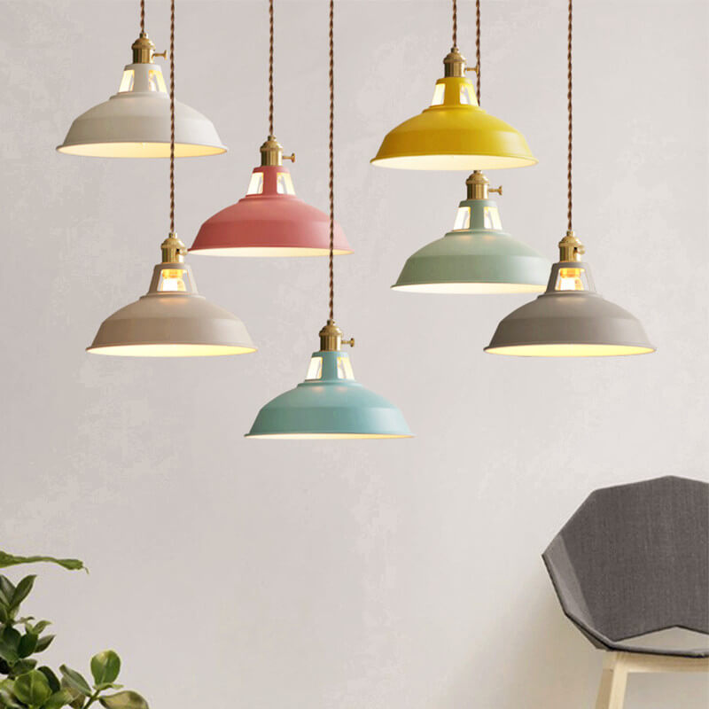 Luminara | Vibrant Industrial Metal Kitchen Pendant Lighting Fixture 0